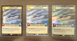 Star Wars Unlimited JTL Stolen AT-Hauler x 3 Playset Normal Hyper & Hyperfoil - Image 1