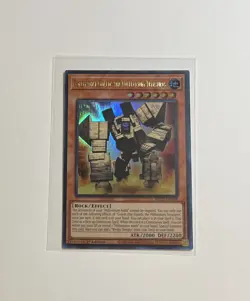 Yu-Gi-Oh! Golem That Guards The Millennium Treasures #MP25-EN208 UR (NM) + Bonus - Image 1