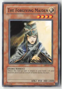Yugioh - The Forgiving Maiden DB1-EN239 Unlimited - Dark Beginning 1 - Image 1