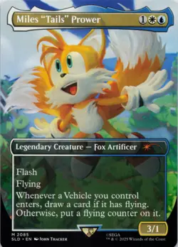 MTG Miles "Tails" Prower Normal NM Secret Lair Drop Series M Magic 2085 - Image 1