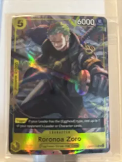 • Roronoa Zoro • OP07-113 SR Illustration Box Vol 3 Holo Foil One Piece TCG NM - Image 1