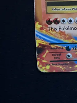 Pokemon TCG Holo Ultra Rare M Charizard EX 13/108 2016 Pokemon Card - Image 2