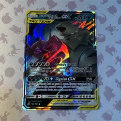 Pokemon Mega Sableye & Tyranitar GX TAG TEAM 126/236 Ultra Rare Holo Card - Image 1