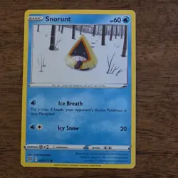 Pokemon TCG Snorunt 034/172 Brilliant Stars Common Basic 60HP English Card - Image 1