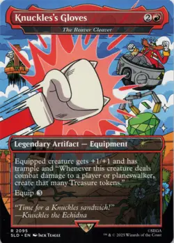 MTG Knuckles's Gloves - The Reaver Cleaver Normal NM Secret Lair Drop Series R M - Image 1