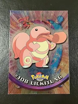 LP! HOLO Foil #108 Lickitung - Series 2 Topps TV Animation Pokemon Card - Image 1