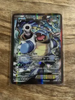 Blastoise EX XY122 Full Art Promo Holo Pokemon Card HP 180 XY Set Pokemon TCG - Image 1
