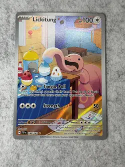 Pokemon Card TCG - Lickitung 180/162 Illustration Rare Temporal Forces NM - Image 1
