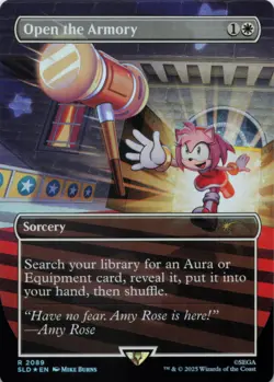 MTG Open the Armory (Rainbow Foil) NM Secret Lair Drop Series R Magic 20 - Image 1