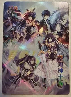 Tohka yatogami Date a Live Goddess Story Sexy Anime MR Foil Girl Card - Image 1
