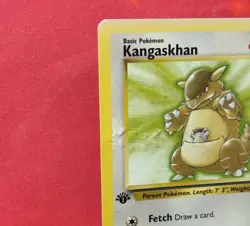 Kangaskhan Pokemon: Jungle 1st Edition Rare 21/64 Card Never Played Damaged - Image 4