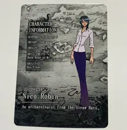 Nico Robin - One Piece Trading Card Skypiea R 048 OP KDAI01 Rare Tc5 - Image 2