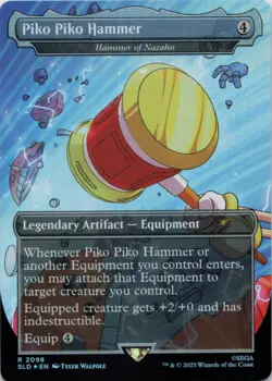 MTG Piko Piko Hammer - Hammer of Nazahn (Rainbow Foil) NM Secret Lair Drop - Image 1