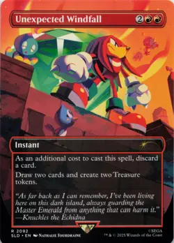 MTG Unexpected Windfall Normal NM Secret Lair Drop Series R Magic 2092 - Image 1