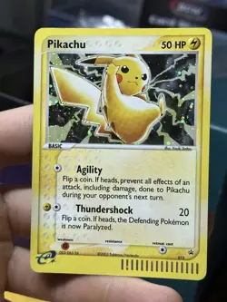 Pikachu 012 Black Star Promo 2003 EX Series Collector's Tin Holo Pokemon Card - Image 3