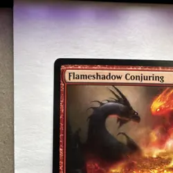 Flameshadow Conjuring - March of the Machine Rare Enchantment Red 280 2023 - Image 4