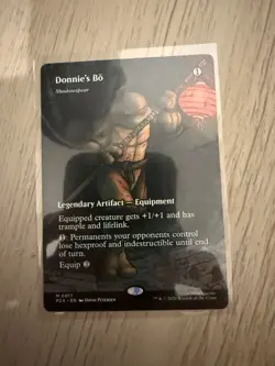 Donnie's Bo Shadowspear (Borderless) NM NonFoil - Image 1