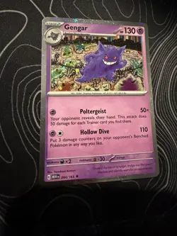 Pokemon TCG Gengar 094/165 Cosmos Holo 2 SWIRLS 151 Sam’s Club Exclusive Promo - Image 2