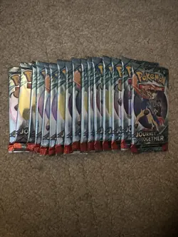 x16 Journey Together Pokemon Booster Packs Factory Sealed - Image 1