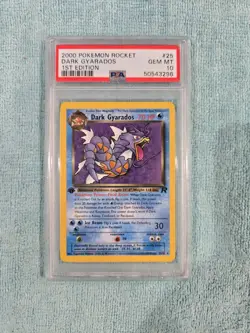 2000 Pokemon Rocket Dark Gyarados 1st Edition PSA 10 - #25 - First Ed. - Image 1