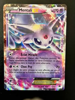 Mentali EX 52/122 XY Impact des Destins Carte Pokemon Ultra Rare FR - Image 1