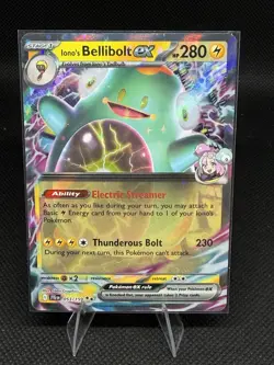 Pokemon TCG - Iono's Bellibolt ex 053/159 - Journey Together - Double Rare - NM - Image 1