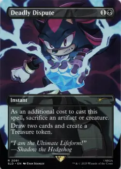 MTG Deadly Dispute NM Secret Lair Drop Series R Magic 2091 - Image 1