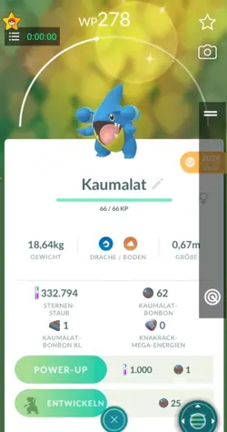 ✨✨Pokemon Go Shiny Gible✨✨- Schillernd Kaumalat✨✨ - Image 1