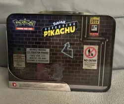 Pokemon TCG: Detective Pikachu Collectors Treasure Chest Lunch Tin (2019) SEALED - Image 3