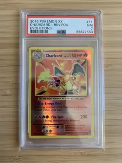 Pokemon Charizard Evolutions Reverse Holo 11/108 PSA 7 (55827563) - Image 1
