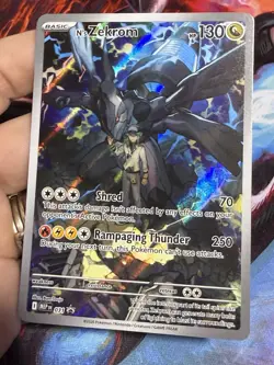 N’s Zekrom 031 Black Star Promo Ascended Heroes ETB Promo Pokemon NM - Image 4