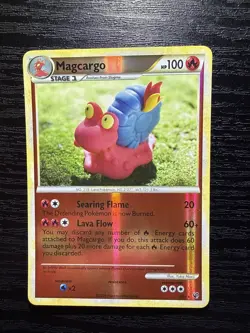 Magcargo 6/90 LP Lightly Played Undaunted UD Reverse Holo Rare 2010 Pokemon TCG - Image 1
