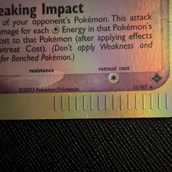 Pokemon Girafarig 16/97 EX Dragon Reverse Holo Rare Basic Psychic 70HP 2003 - Image 2
