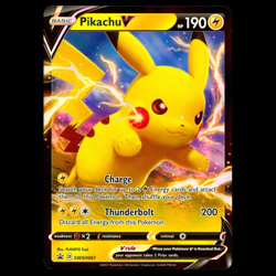 Pikachu V Promo | SWSH061 | Pokemon, Sword & Shield, NM, 2021 - Image 1