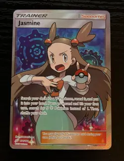 Pokemon Jasmine 177/181 Team Up Full Art Trainer Supporter Ultra Rare Holo NM - Image 1