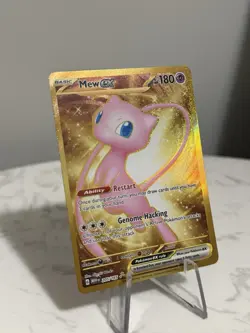 Pokemon TCG Mew EX 205/165 Scarlet & Violet 151 Gold Hyper Rare - Image 3