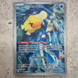 Pokemon Misty's Psyduck Sv10: Destined Rivals Illustration Rare Holo 193/182 - Image 1