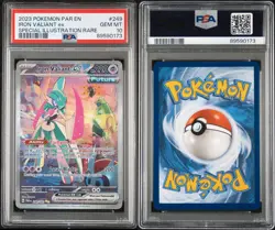 Pokemon TCG Iron Valiant EX Paradox Rift 249/182 Special Illustration Rare PSA10 - Image 3