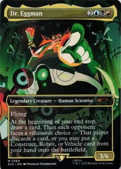 MTG Dr. Eggman NM Secret Lair Drop Series M Magic 2084 - Image 1