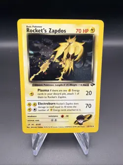 Rocket's Zapdos - Holo - 15/132 Gym Challenge - Pokemon TCG - 2000 - Image 1