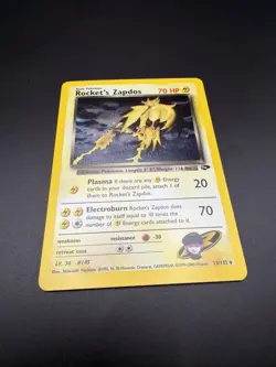 Rocket's Zapdos - Holo - 15/132 Gym Challenge - Pokemon TCG - 2000 - Image 5