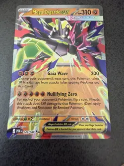 Pokemon TCG Mega Zygarde ex 047/088 Perfect Order Near Mint Ultra Rare - Image 1