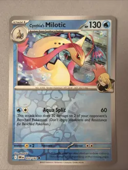 Pokemon TCG * Destined Rivals 053/182 Cynthia's Milotic U * REVERSE HOLO * NM - Image 1