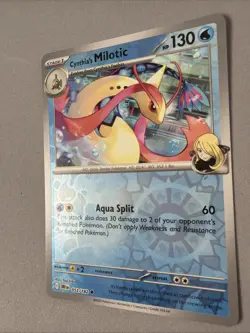Pokemon TCG * Destined Rivals 053/182 Cynthia's Milotic U * REVERSE HOLO * NM - Image 2