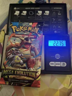 (HEAVY) 22.75g Pokemon TCG Mega Evolution Booster Pack (SEALED)✅ - Image 1