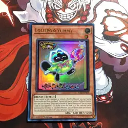 Yugioh! Lollipo Yummy Ultra Rare JUSH-EN018 Justice Hunters 1st Edition NM - Image 1