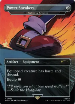 MTG Power Sneakers - Lightning Greaves Normal NM Secret Lair Drop Series R Magic - Image 1