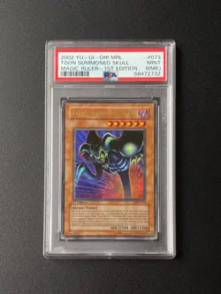 PSA 9 YU-GI-Oh! Mrl-Magic Ruler 073 Toon Summoned Skull 1st Edition (MK) - Image 1