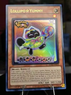 Lollipo Yummy JUSH-EN018 Justice Hunters 1st Edition Ultra Rare NM Yu-Gi-Oh - Image 1