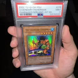 Yu-Gi-Oh! "The Legendary Fisherman" 1st Edition PSV-076 MINT PSA 9 - Image 2